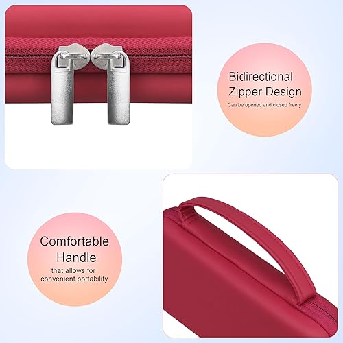 Vista 32 de Elonbo Funda de transporte para calculadora gráfica de color Casio fx-CG50 PRIZM/fx-9750GIII/991ES Plus/ 991CW/ 115ES Plus/300ES/300MS estándar