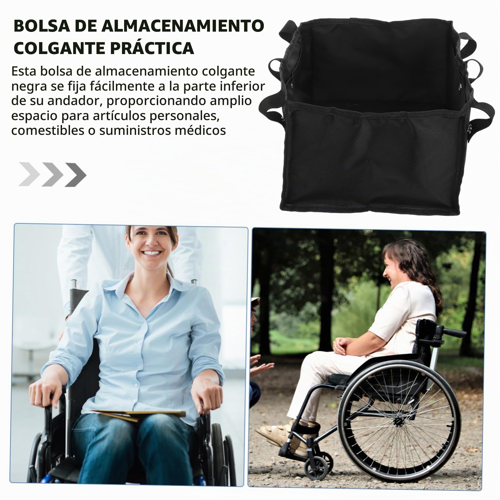 Holibanna Bolsa Colgante Para Guardar Ayudas Para Caminar Bolsa Para Guardar Andadores Cestas Para Andadores Bolsa Para Accesorios De Andadores Bolsa Para Accesorios De Andadores Bolsa
