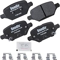 Vista 22 de Bendix Priority1 CFC154 - Juego de pastillas de freno de disco para Avanti II, Century, LeSabre, Regal, Riviera, chasis comercial, DeVille