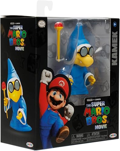 Miniatura 8 de THE SUPER MARIO BROS. MOVIE Figura de acción de 5 pulgadas Serie 2 Magikoopa con varita