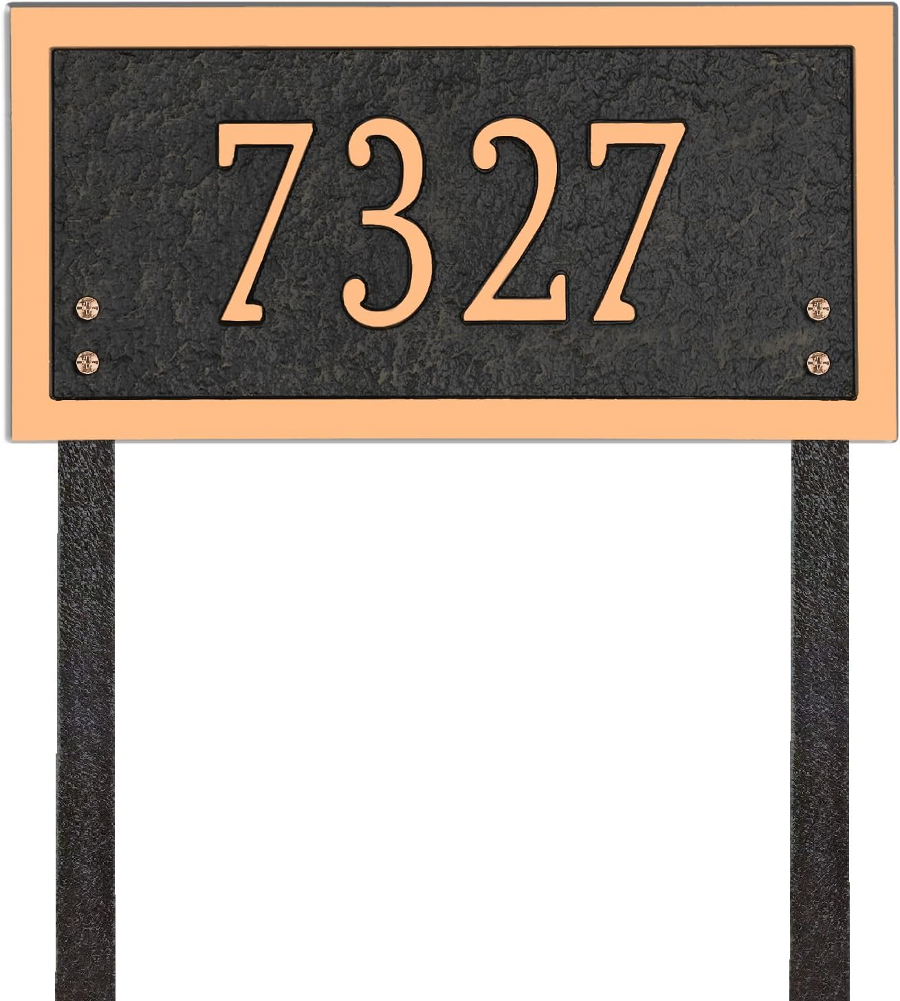Address Sign Lawn Mounted Tall Custom House Number Sign