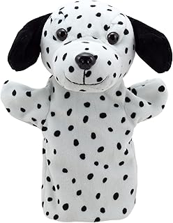 The Puppet Company - Dalmatian - Puppet Buddies - Eco Animal Hand Puppet, Black and White