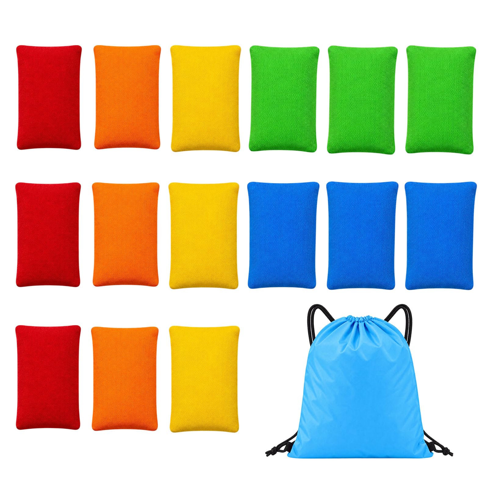 Bean Bags Kids Throwing, 15 Pack 9cm*6cm Small Bean Bag