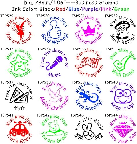 Miniatura 7 de Sello personalizado para maestro, 4 unidades, sellos personalizados, español, francés, holandés, inglés, sellos de nombre