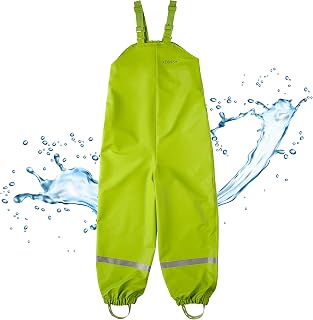 BMS® rain Pants for Children, mud Pants, 100% Waterproof, Skin-Friendly and softskin, Oeko-Tex, Durable for Girls and Boys