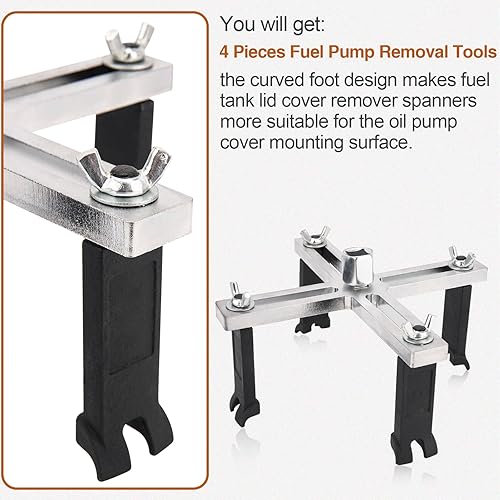 Miniatura 7 de CMOOD Herramienta de extracción de bomba de combustible, herramienta universal de anillo de bloqueo de bomba de combustible, herramienta de anillo