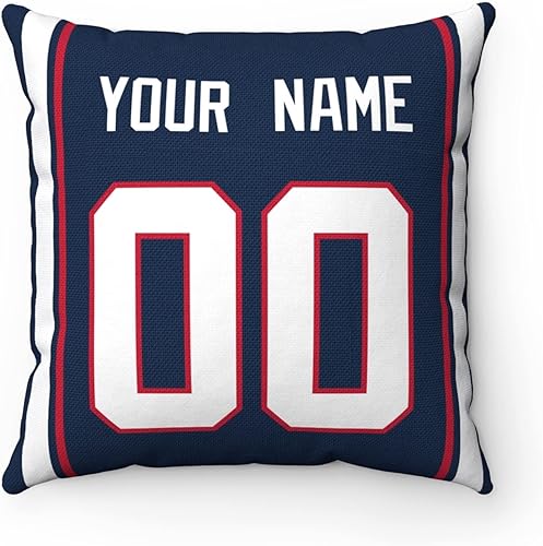 Miniatura 10 de ANTKING 2 paquetes de almohadas personalizadas con cualquier nombre y número para hombres, mujeres y niños