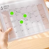 Vista 61 de PARLAIM 6 Rolls 6000PCS 3/4" Round Circle Color-Code Dot Stickers, 6 Color Style Colorful Coding Label Sticker for Home Office Classroom