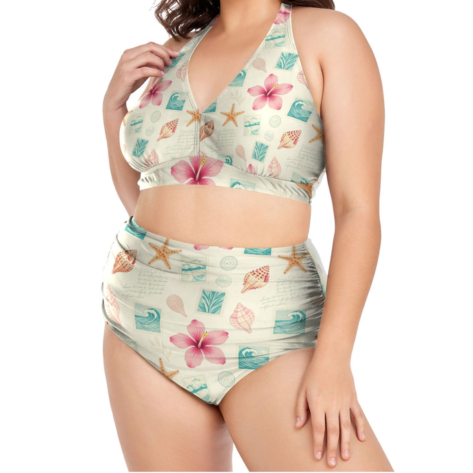 FRODOTGV Stroje kąpielowe damskie plus size L-4XL