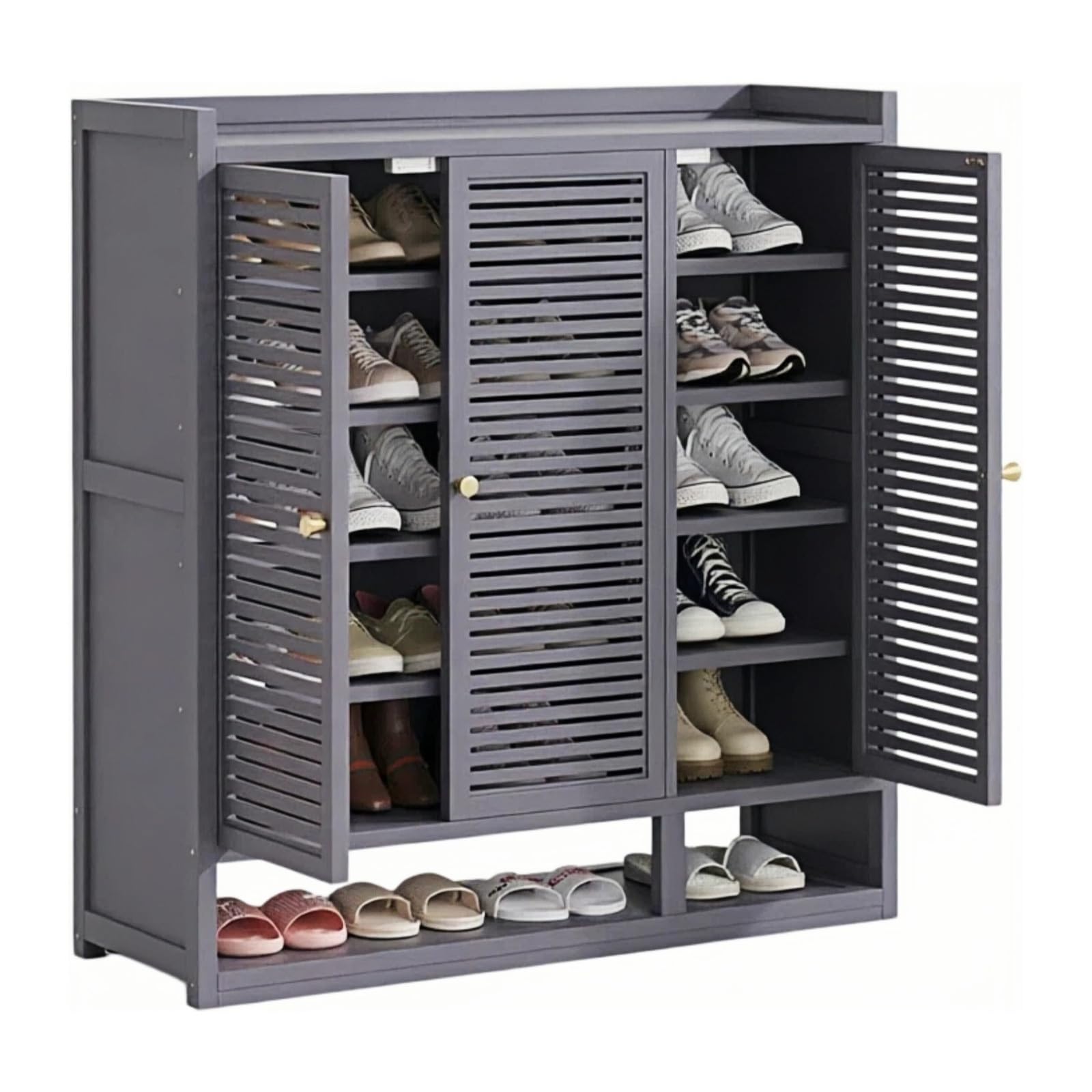 XUJUAN-0227 Shoe Cabinet Shoe Rack Household Entryway Narrow Cabinet Indoor Aisle Hallway(Medium)