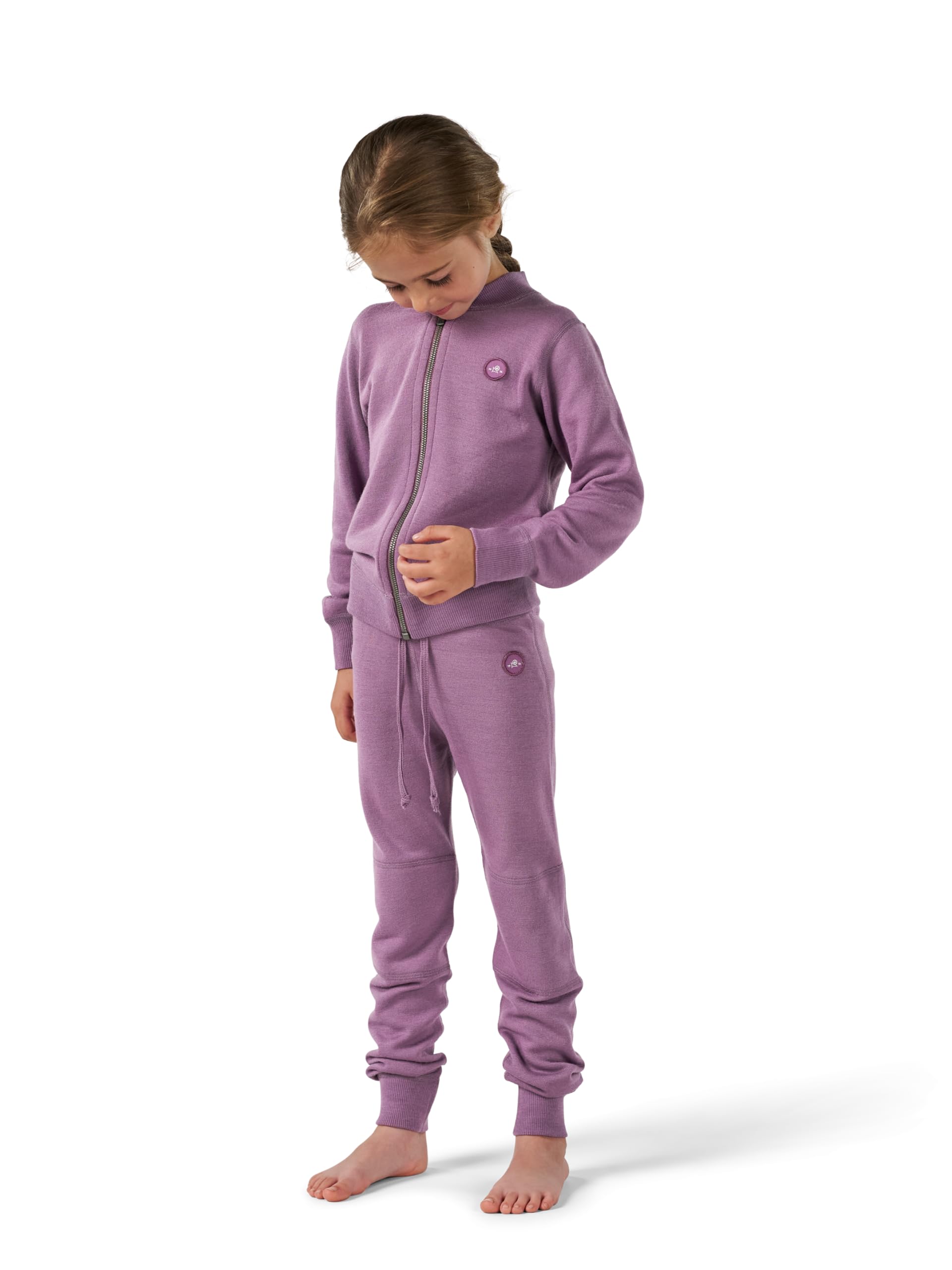Dilling Kinder Hose aus Merino Wollfrottee