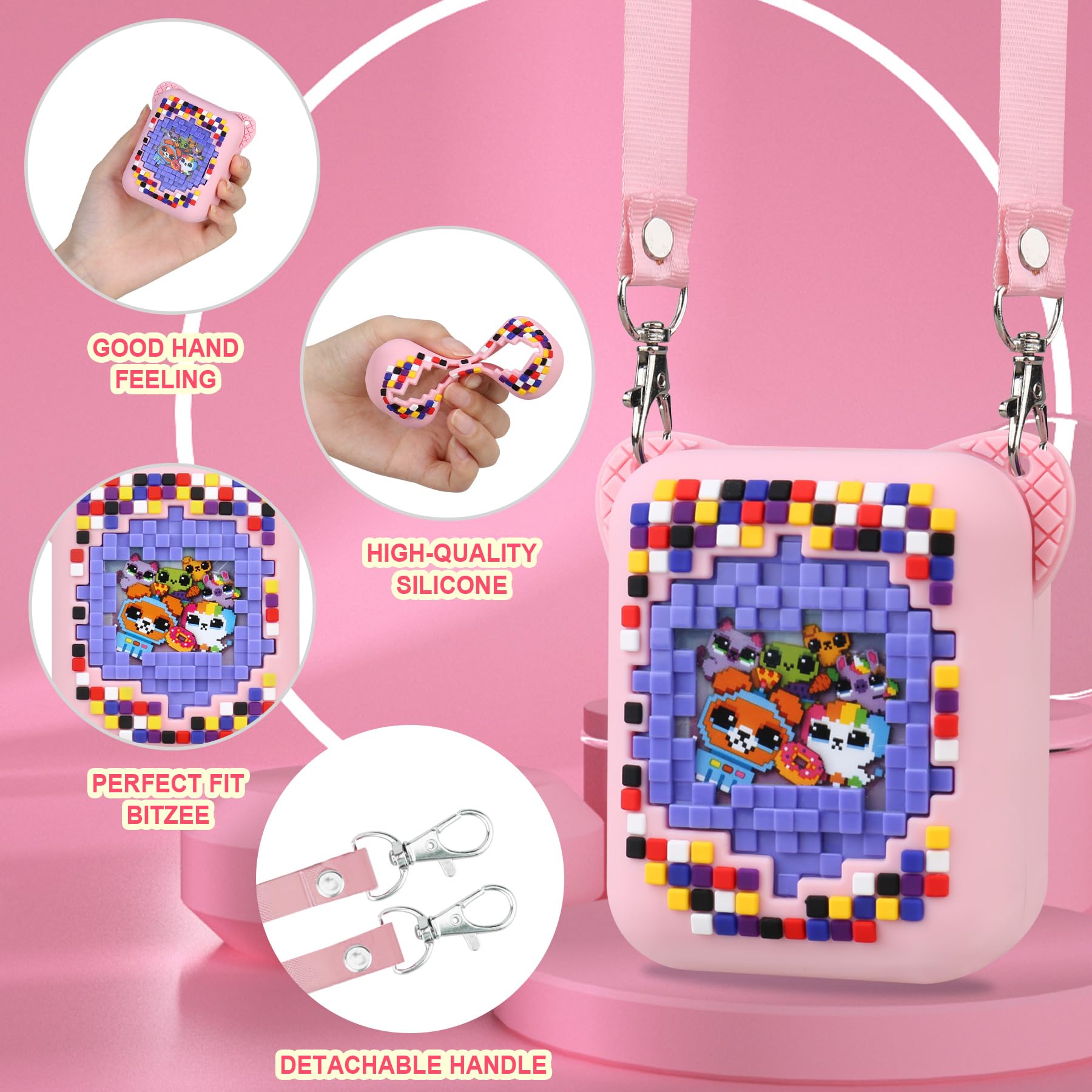 Supmay Silicone Cover Case for Bitzee Interactive Toy Digital Pet and Case - Image 3