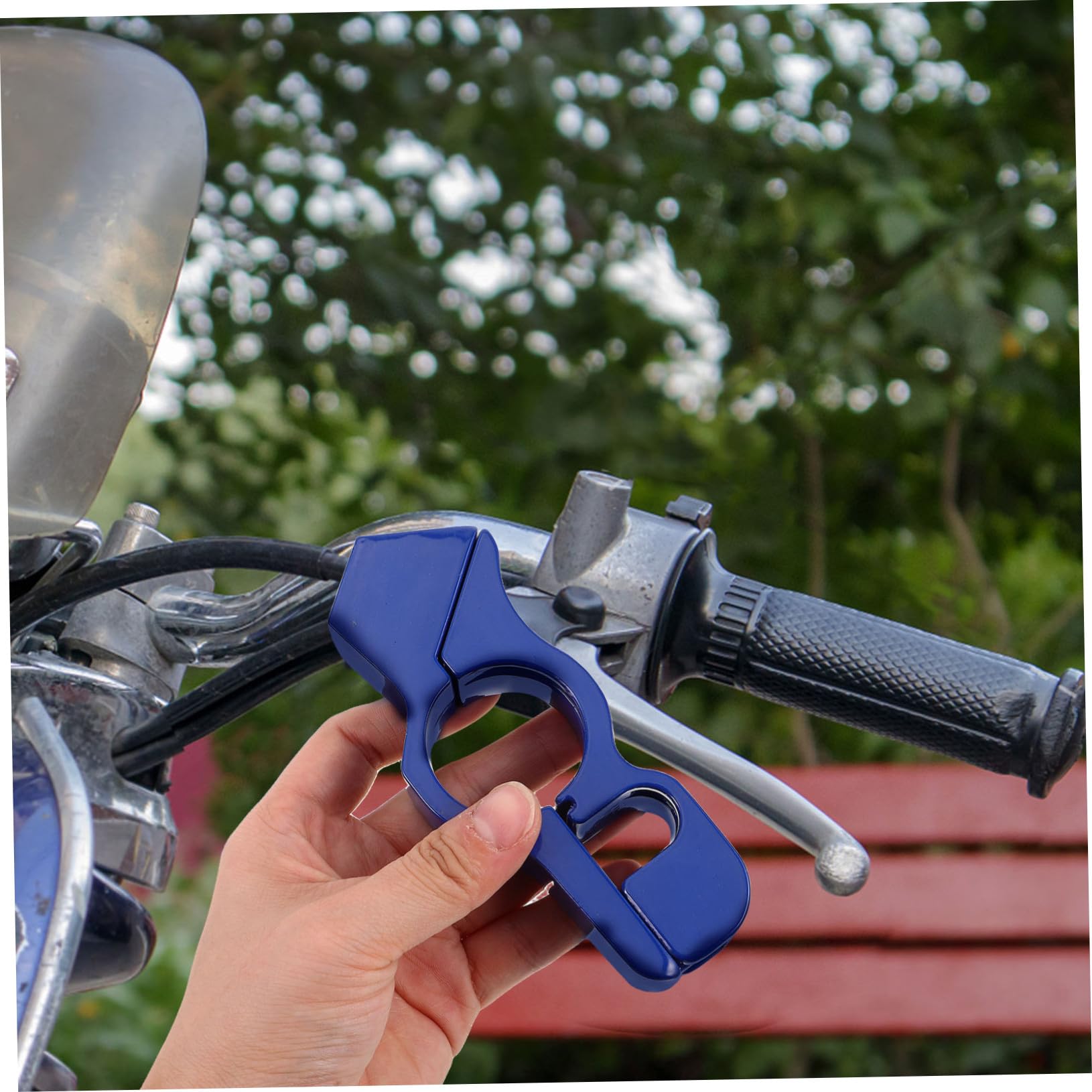 STOBAZA 2 Piezas De Bloqueo De Freno Antirrobo para Motocicleta Bloqueo De Manillar De Acelerador De Bicicleta Eléctrica De Freno De Acelerador