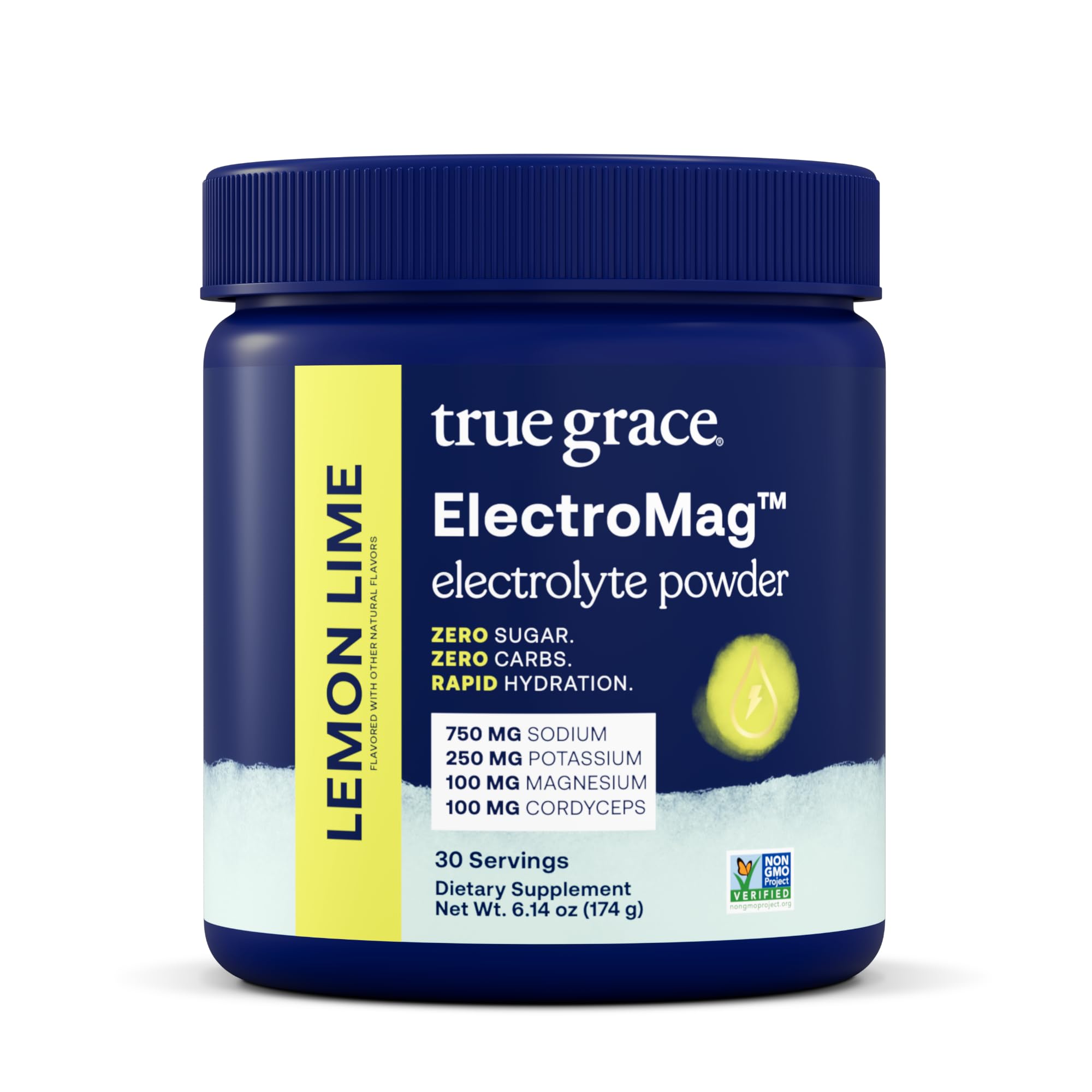 True Grace ElectroMag - 16 Stick Packs - Pink Lemonade - Electrolyte Powder for Rapid Hydration - Sodium, Potassium, Magnesium & Cordyceps - Zero Sugar & Carbs - Non-GMO - 16 Total Servings — Amazon image 19