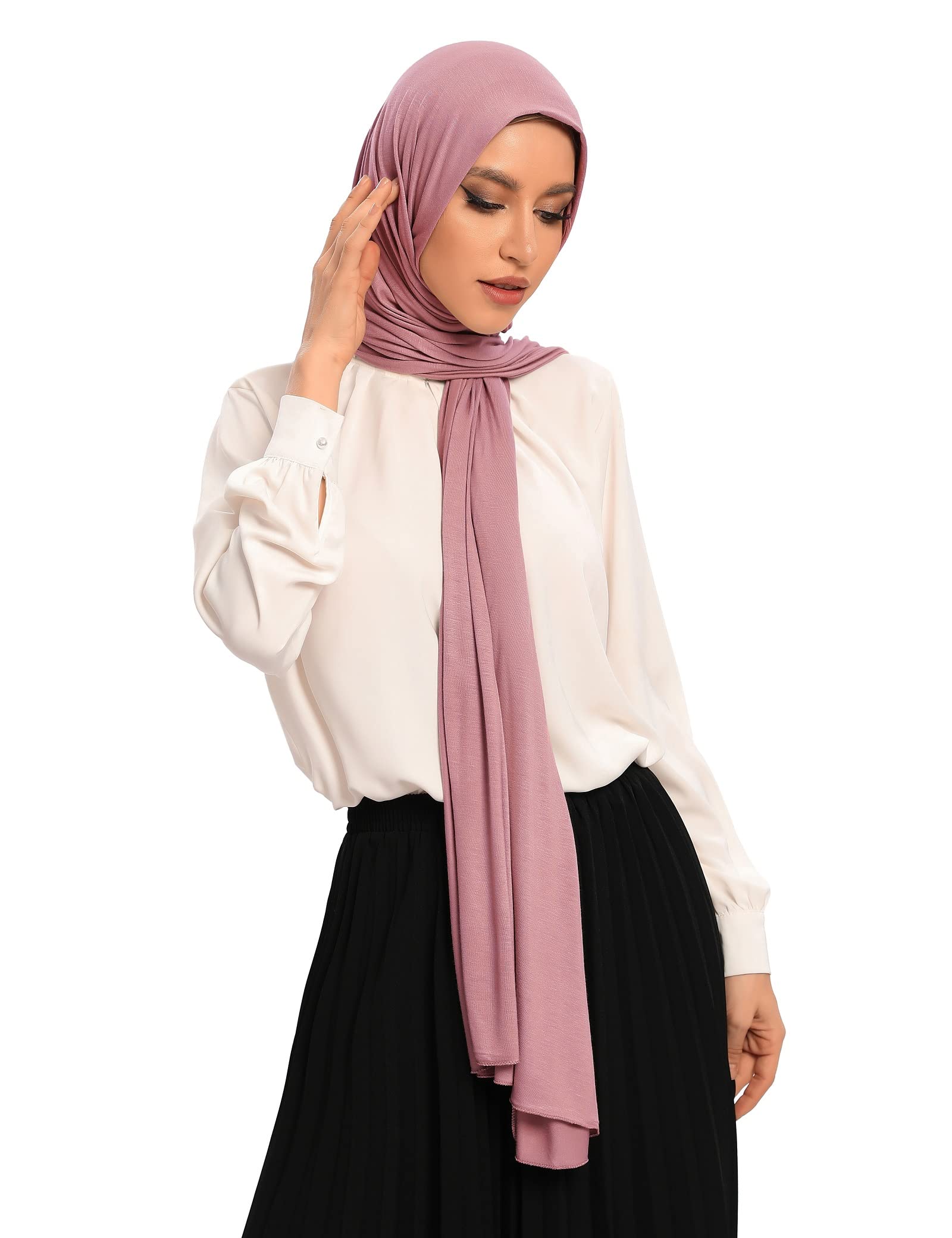 Hybeeh Premium Jersey Hijab for Women - Muslim Cotton Scarf