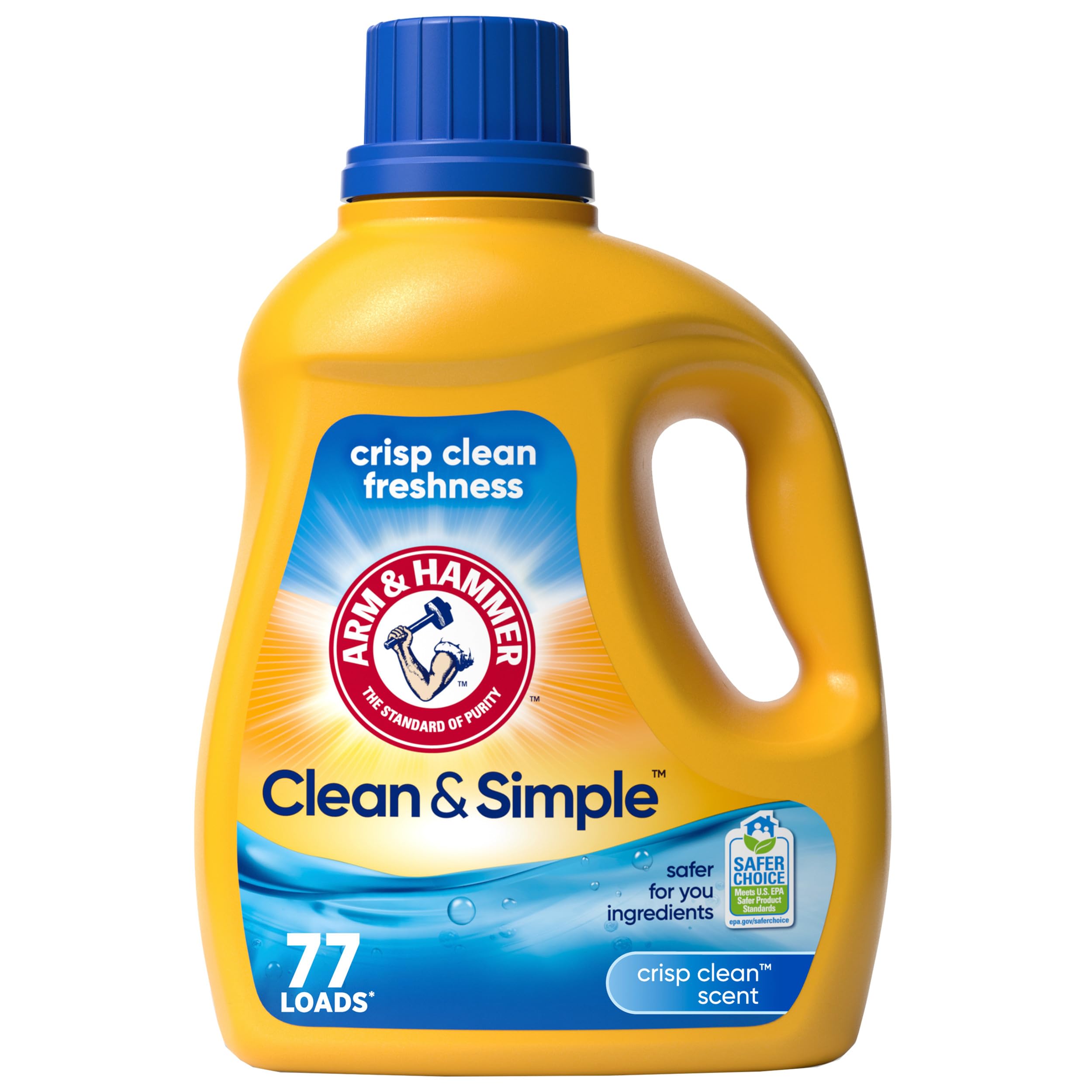 Clean & Simple, 77 Loads Liquid Laundry Detergent, 100.5 Fl oz