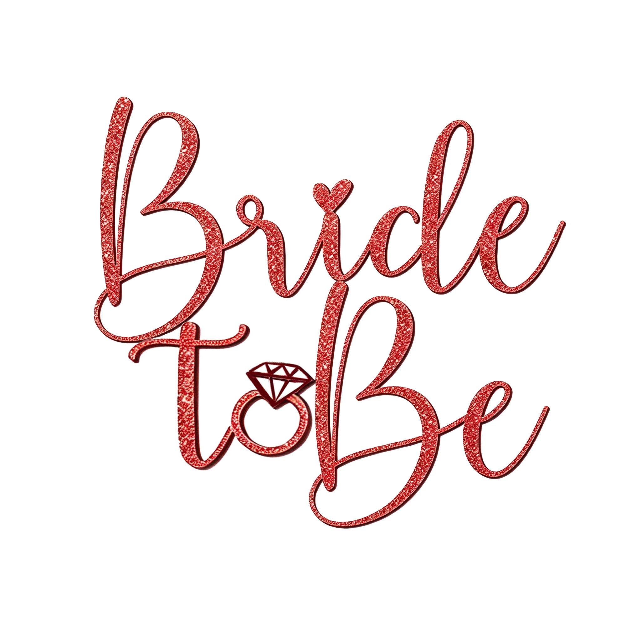 HQKJGSYX Wooden Bride To Be Sign for Backdrop,Bridal Shower Party Sign for Backdrop Decorations,Wedding Party Decor,Bachelorette Gifts for Bride Party Balloon Arch Photo Props Backdrop Decoration