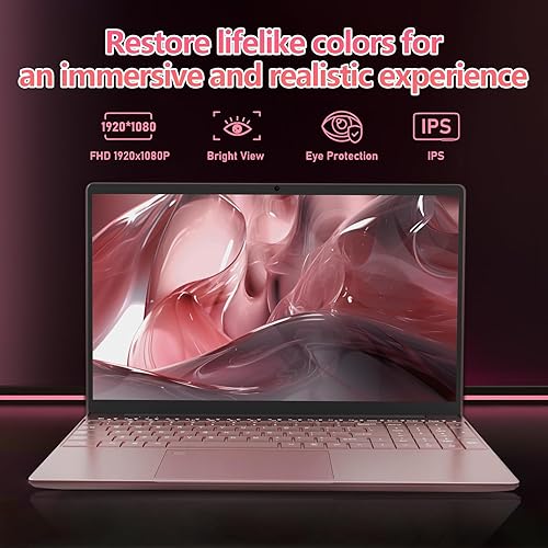 Miniatura 3 de Laptop estudiantil de 15.6 pulgadas con teclado retroiluminado, 16 GB de RAM 512 GB SSD, pantalla de protección ocular FHD de 1920 × 1080, huella
