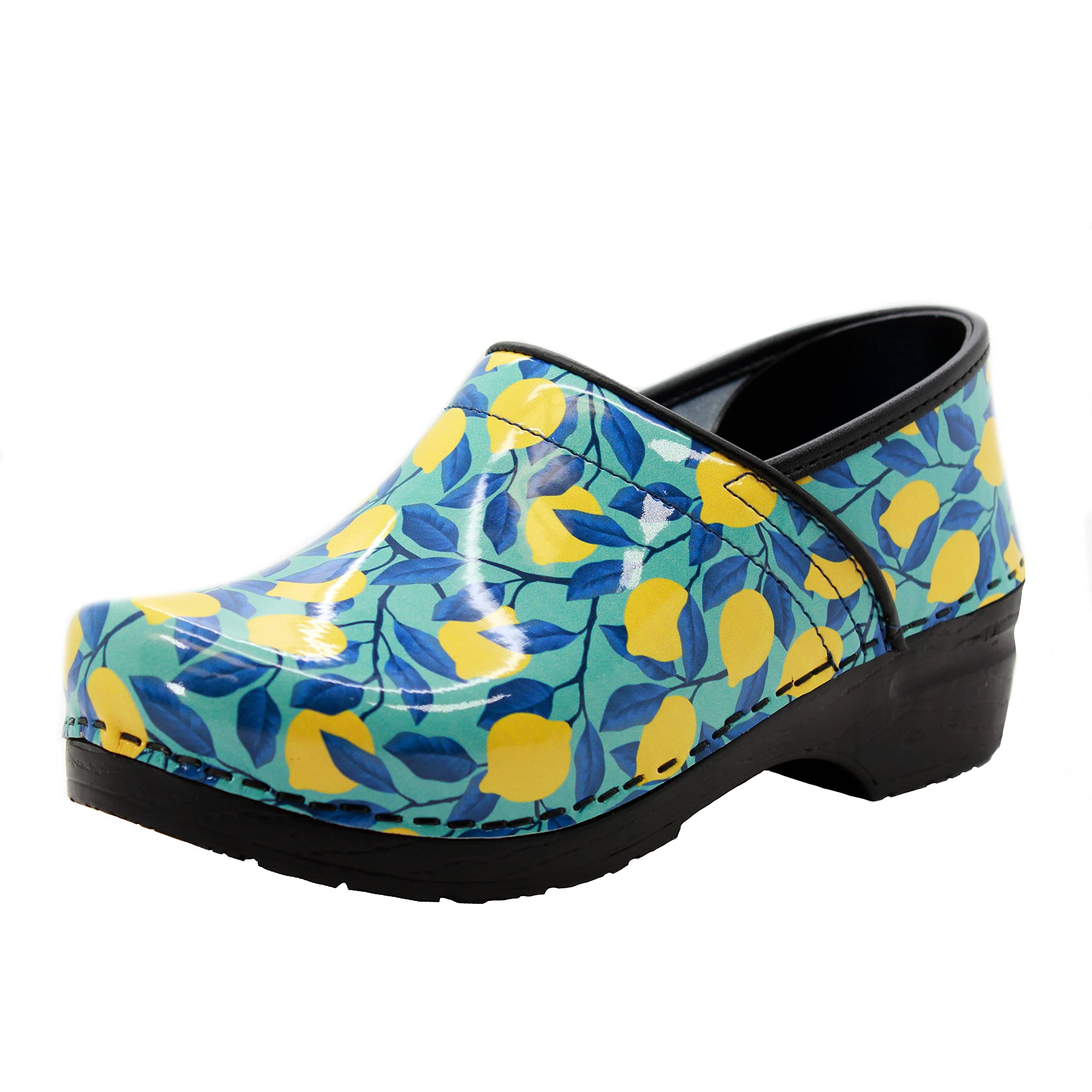 KLÄGN Women's Professional Plus Size Patent Leather Clogs