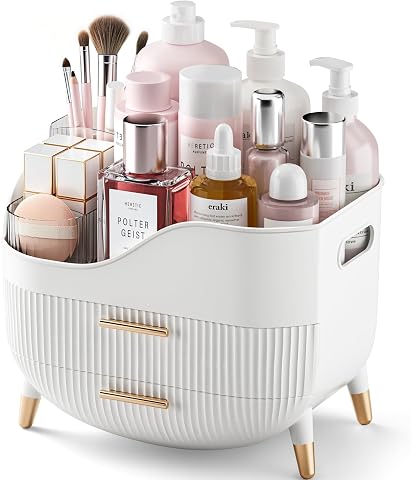Pajiriona Makeup Organizer with Drawers,Skincare Organize...
