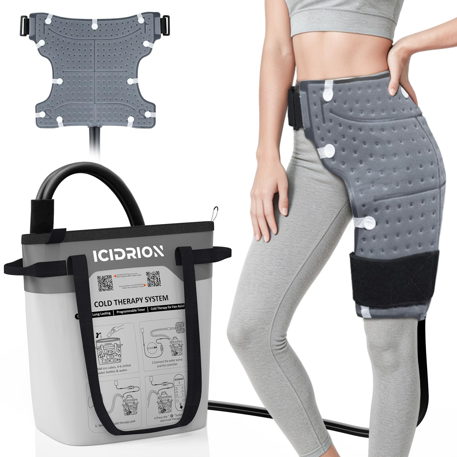 Photo 1 of ICIDRION Hip Ice Machine for Post-Op Recovery