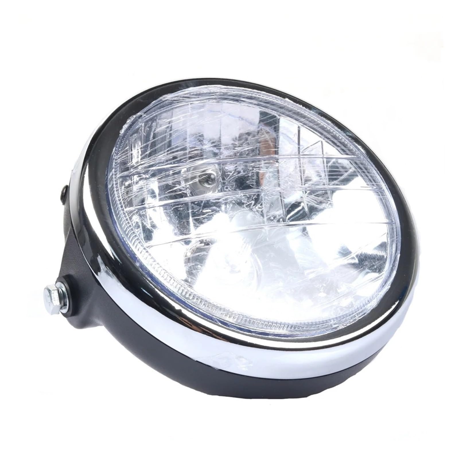 Phare moto Pour CB125 GL150 Feu Avant Rond Classique Pour Pièces De Moto
