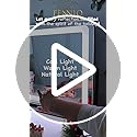 FENNIO Vanity Mirror with Lights 22"x17",LED Lighted Makeup Mirror,Large Makeup Mirror with Lights,Touch Screen with 3-Color Lighting,Led Mirror Makeup,Dimmable,for Vanity Desk Tabletop,Bedroom