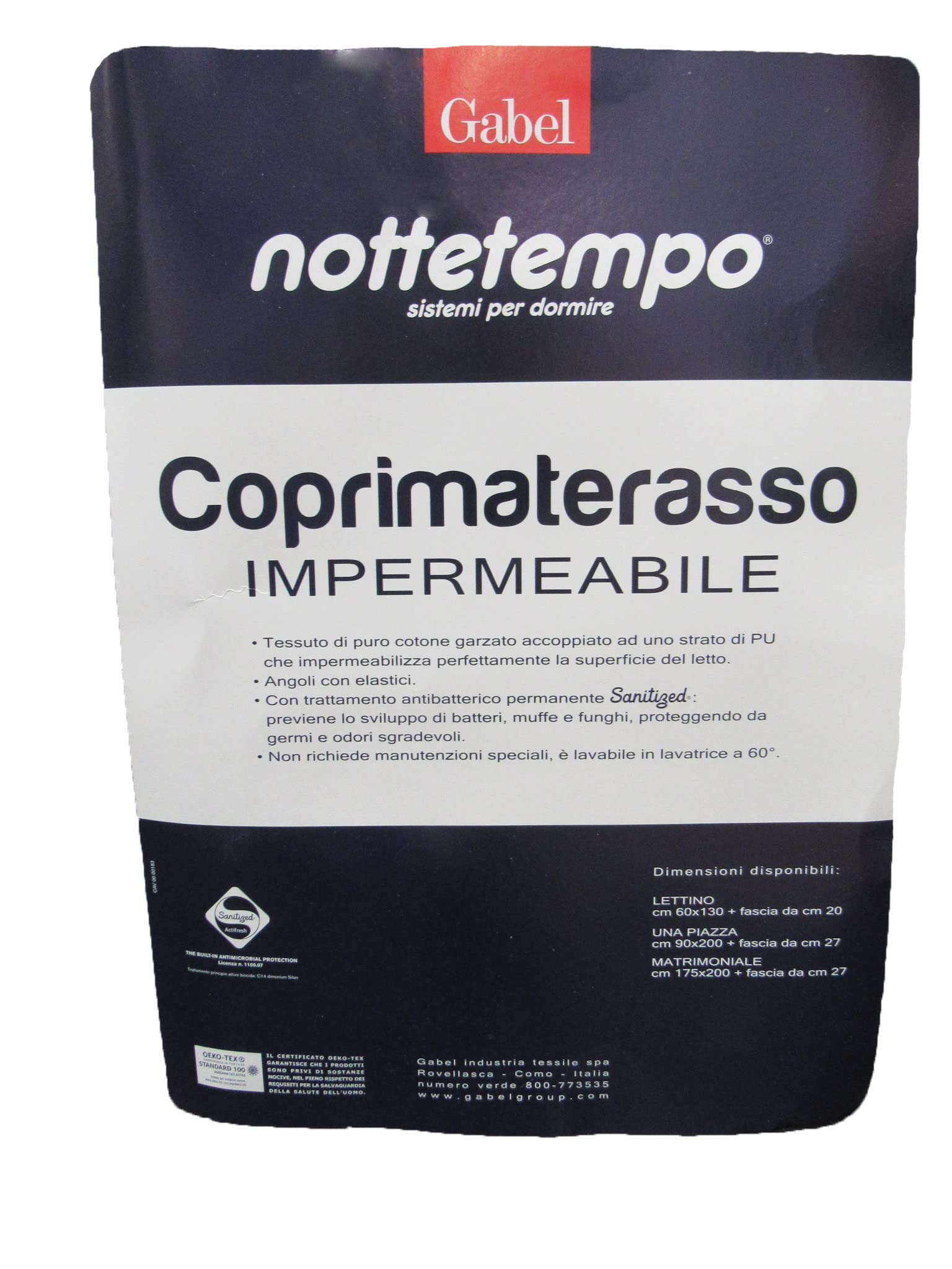 Coprimaterasso impermeabile Gabel - Coprimaterasso Matrimoniale (175X200)