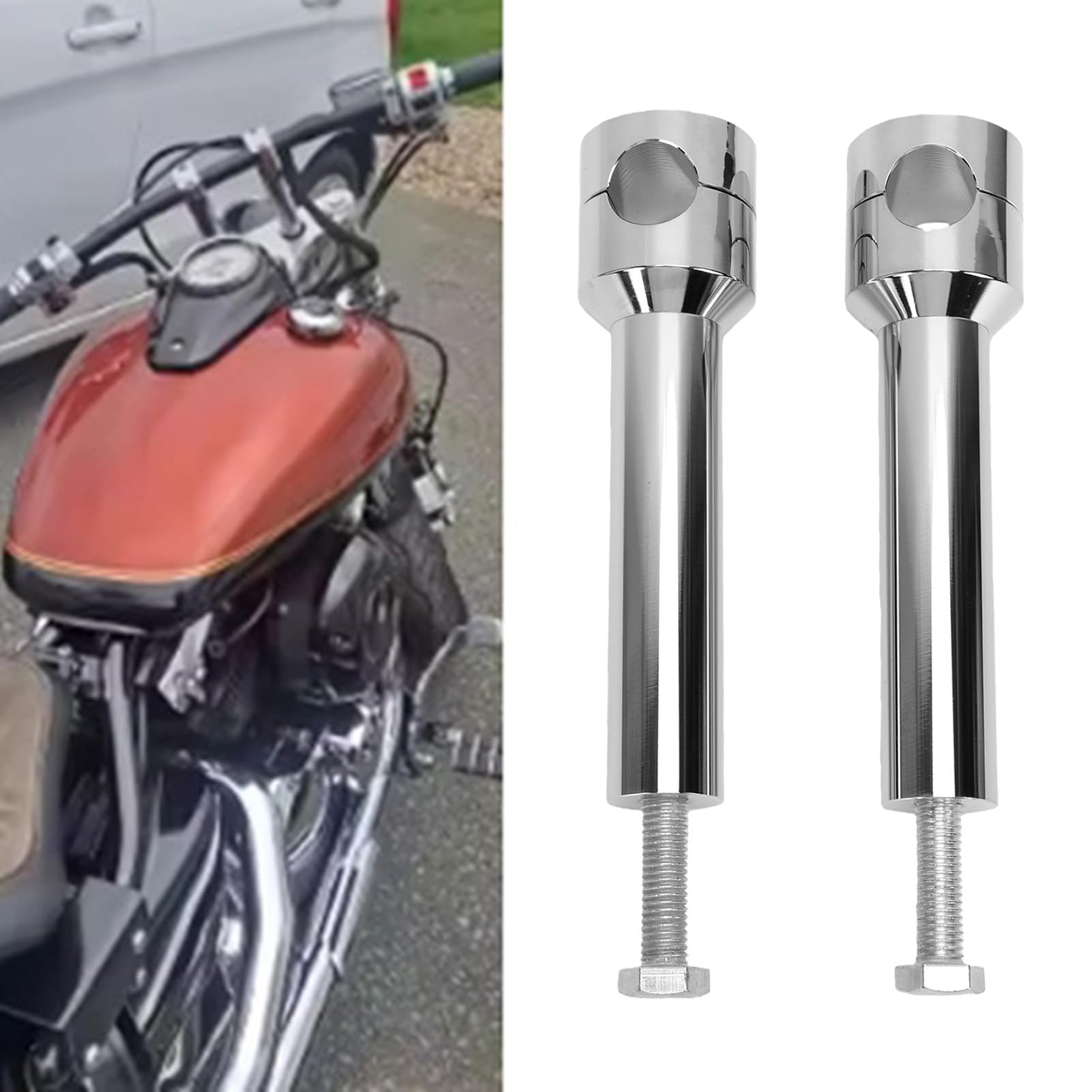 KIMISS Uchwyt Zaciskowy na kierownicę Motocykla 22 Mm