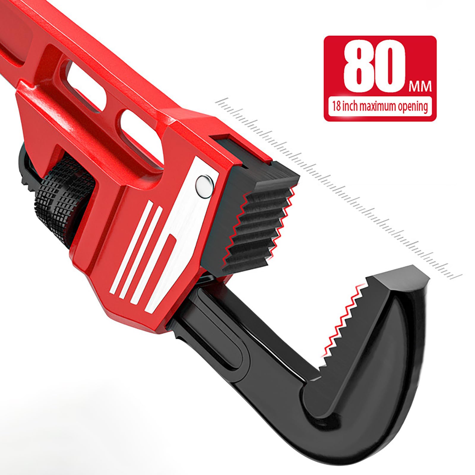 Chiavi per Tubi Professionale Giratubi Dritti per Impieghi Pesanti 24''