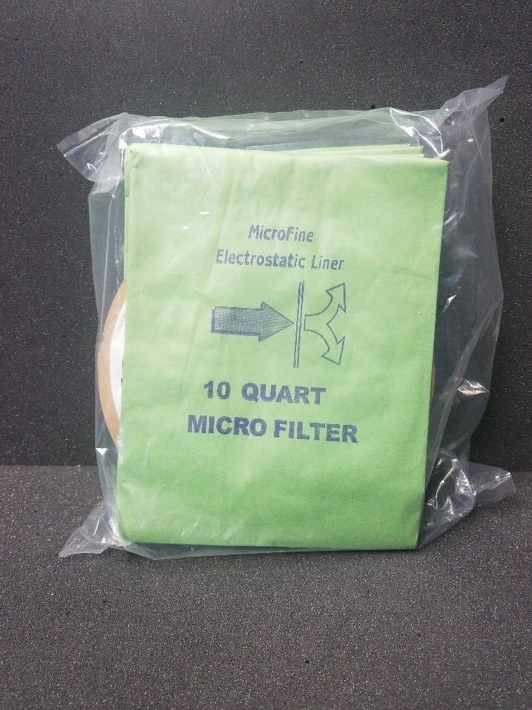 10 Quart Back Pack Vac Bags MicroFine - Pack of 10