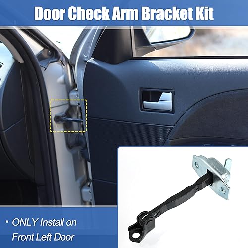 Miniatura 3 de X AUTOHAUX Limitador de la correa de retención de la puerta delantera izquierda 68620-02061 para Toyota Prius 2004-2009 para Toyota Corolla Matrix