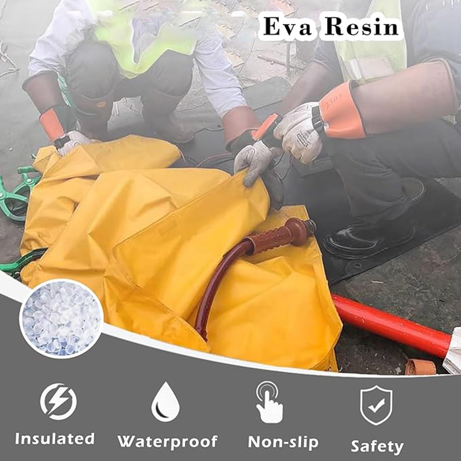 0.4kv/10kv?20kv Insulating Blanket for Electrician,Resistance Electrical Safety Mat,High Voltage Insulated Cloth for Telecom(10kv)