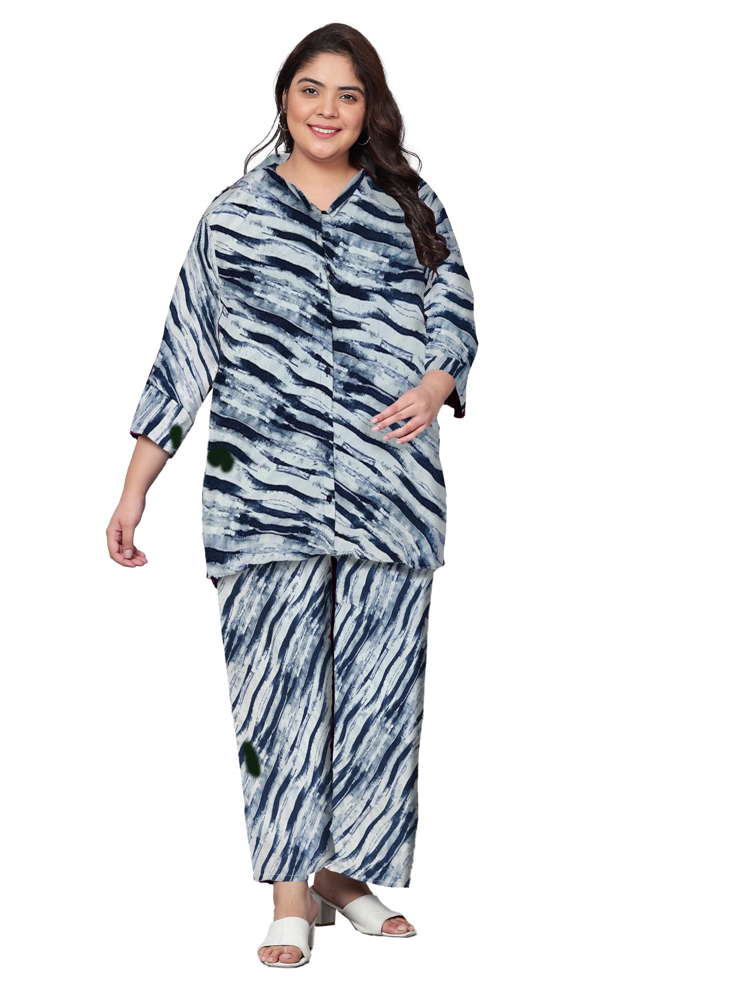 indietoga Women's Printed Coords Set for Women Western| (2XL to Plus Sizes 7XL)-picture-33