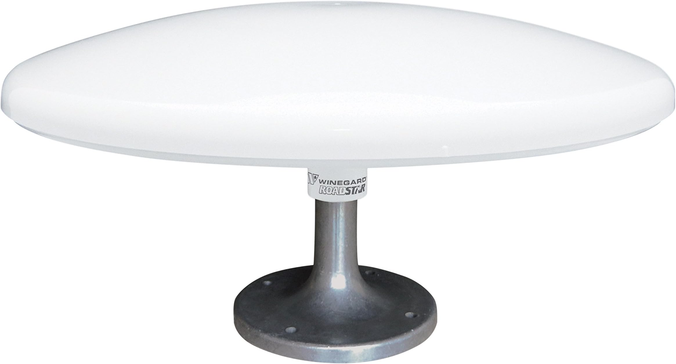 Winegard RS-3000 RoadStar Amplified Digital HD RV TV Antenna (4K Ultra-HD Ready, ATSC 3.0 Ready, VHF and UHF, Omni-Directional, Long Range Outdoor Motorhome TV Antenna) - White