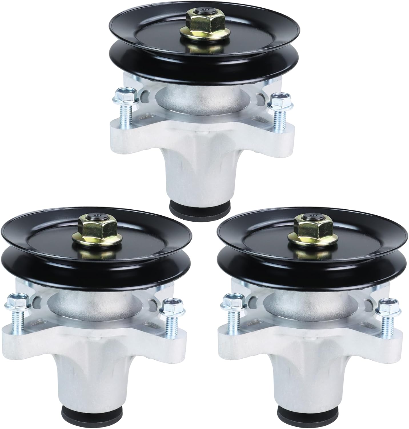 GELASKA 3 Pack 139-3214 Spindle Assembly with 125-5575 Pulley Replaces Toro 121-0751 117-7267 117-7268 117-7439 for Toro Timecutter 50" ss5000 ss5060 mx5060 mx5050 mx5000 mx5025 mx5075 sw5000 Decks