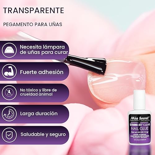 Miniatura 5 de Mia Secret, Pegamento de uñas con calcio y vitamina E, Cepillo en n.º 335