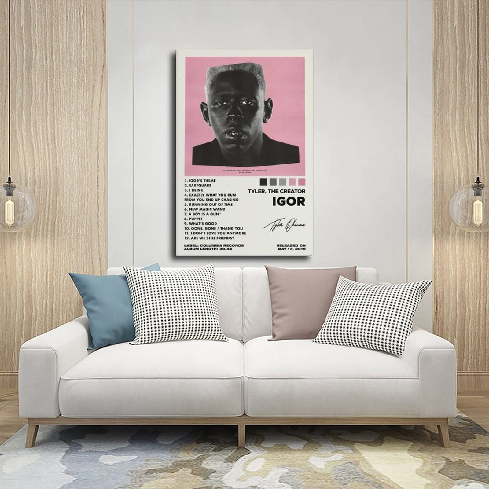 Poster Decorativo WYYRAB Igor By Tyler – Stampa Su Tela Impermeabile HD, Senza Cornice, 40x60 Cm, Per Camera O Soggiorno