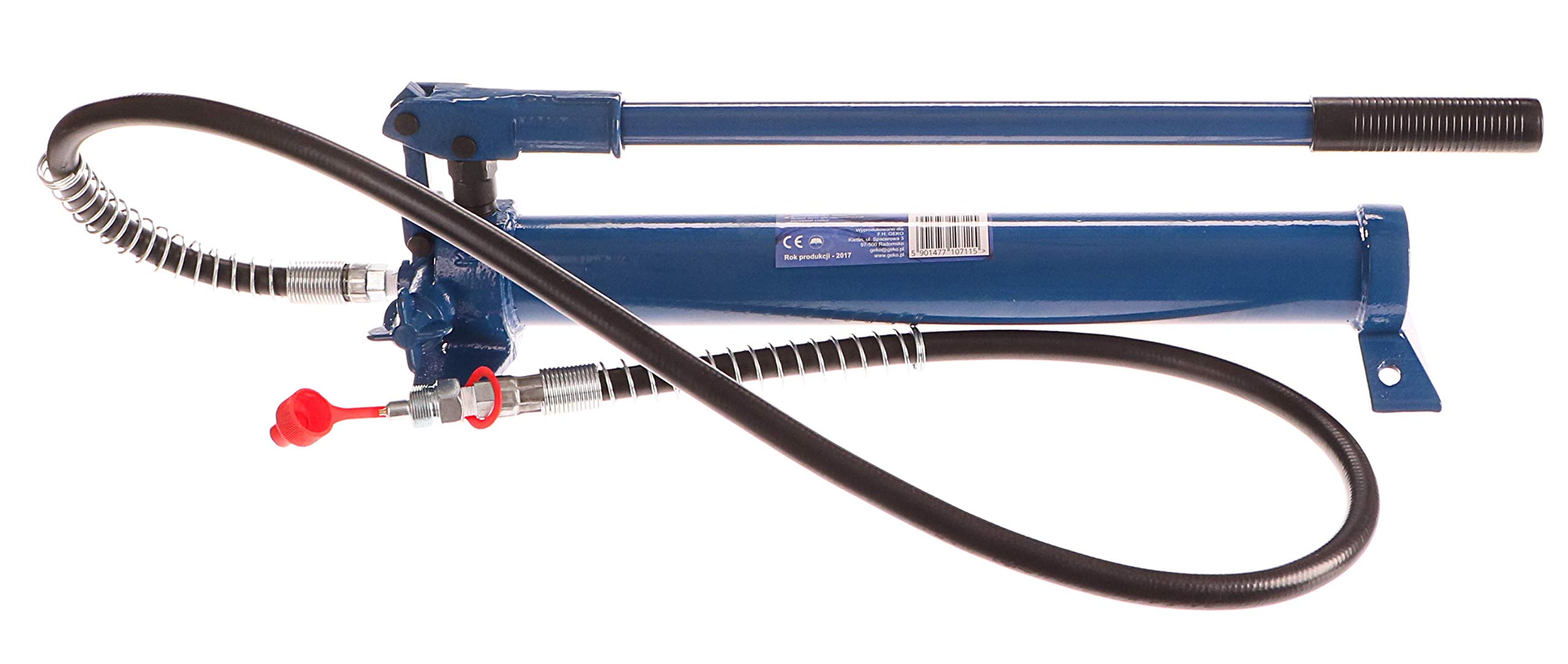 geko G02071 idraulico pompa a mano, 10 tonnellate, multicolore