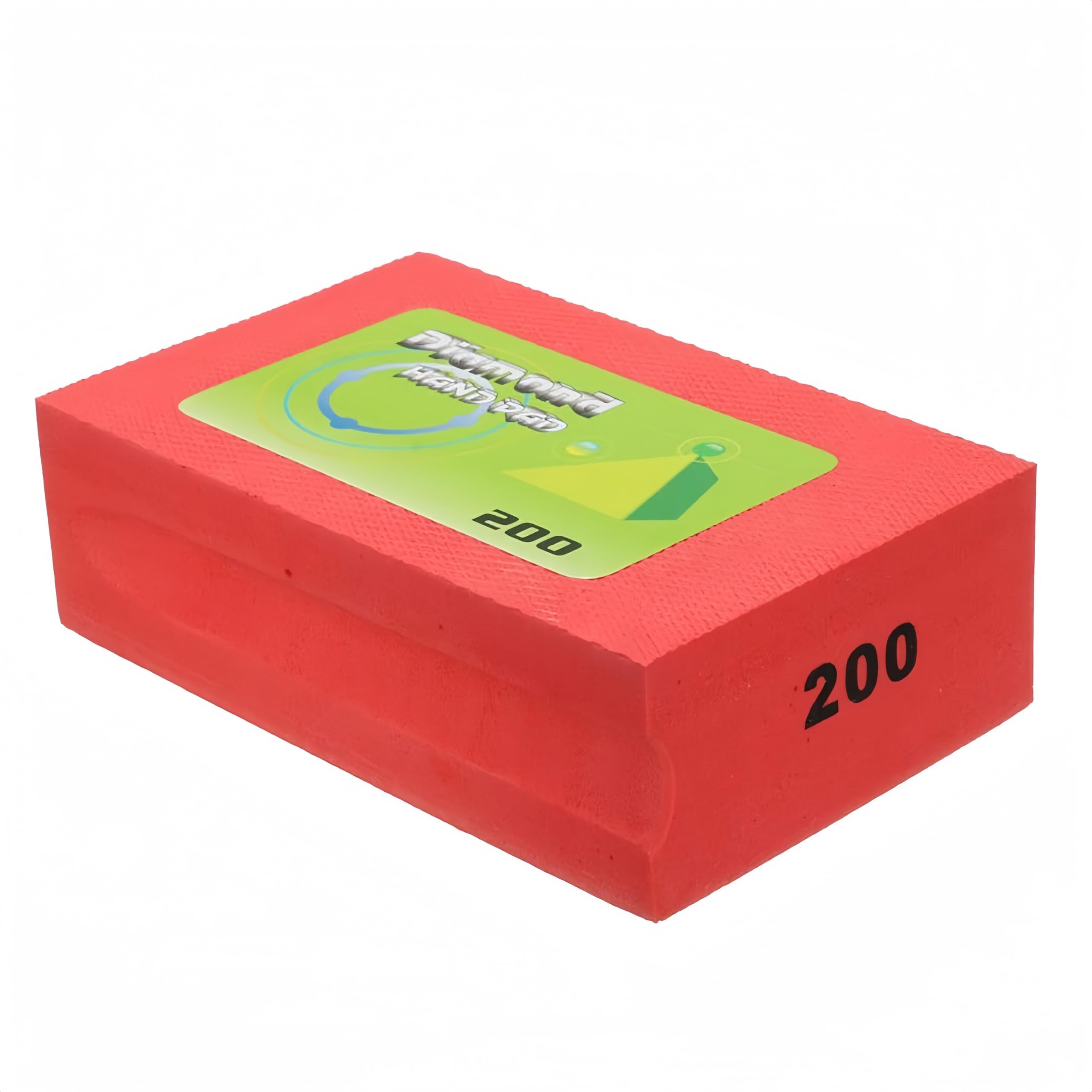 2 Pack Diamond Sanding Blocks Hand-Held Pad Polishing Grinding Block For Glass Granite Concrete Marble 200 Grit - Image 4