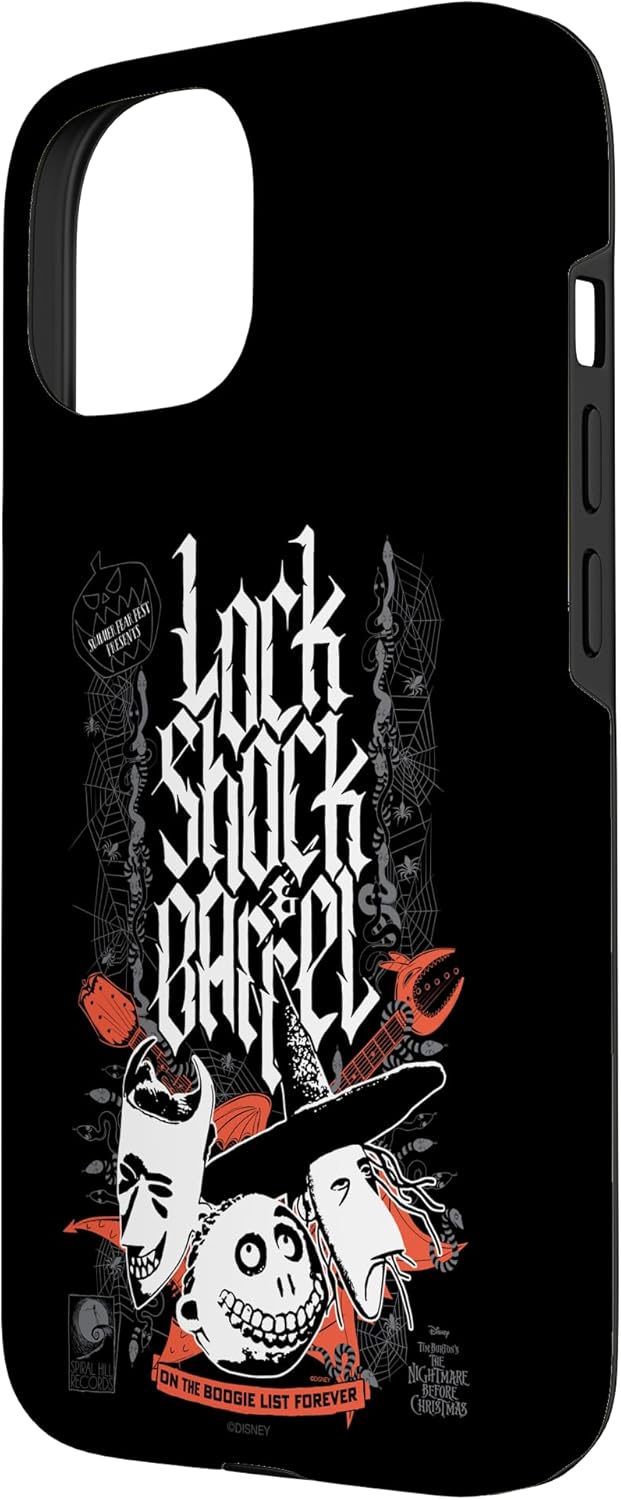 Tim Burton’s Nightmare Before Christmas Lock Shock Barrel Case for iPhone 15