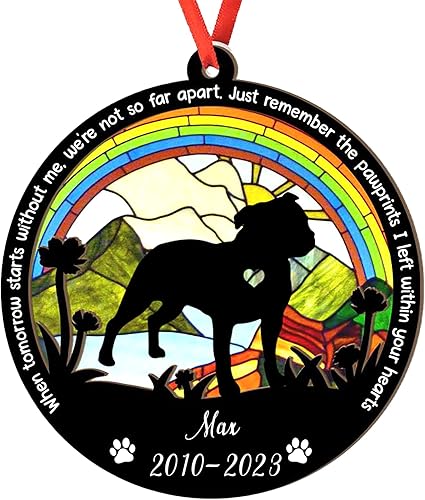 Miniatura 79 de Adorno de atrapasoles de setter irlandés personalizado, adorno de Navidad de Setter irlandés, regalo para perro amante, setter irlandés