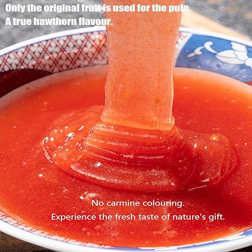 Miniatura 6 de Phuumy Sabor llano caramelo chino Hawthorn Candy Chinos Snacks Haw Flakes Tiras de frutas 0.77lb