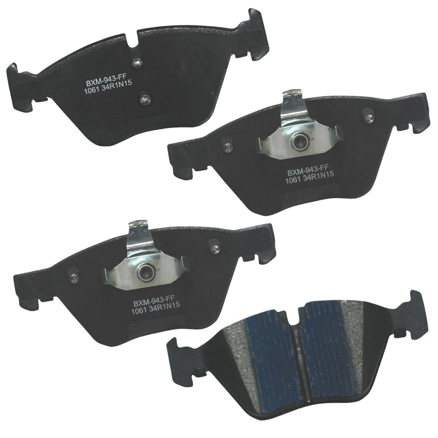 Bendix Premium SBM1061 Semi-Metallic Front Brake Pads for Select Models BMW 120i, 125i, 128i, 325i, 325xi, 328i, 328xi, 330i, 330xi, 335xi, 525i, X1, Z4