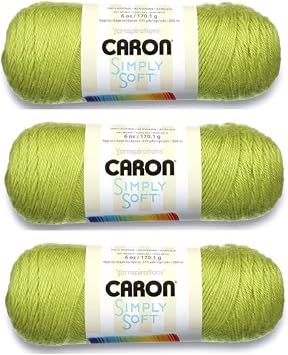 Caron Simply Soft Yarn Solids 3-Pack Chartreuse H97003-97713