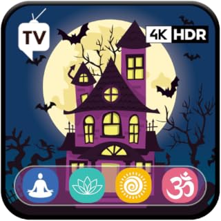 Spooky Halloween Scary Ambience: Halloween Spooky Sounds Ambience _ HD 4K Videos Screensaver for Halloween Haunted House Horror Ghost Village Halloween Music For Fire TV - NO ADS
