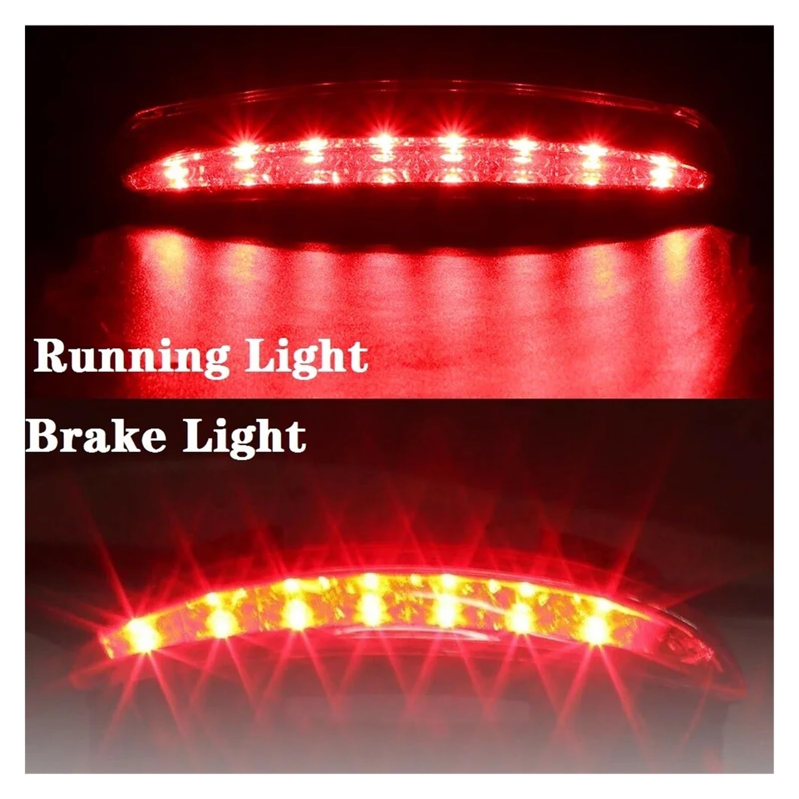 Luz LED De Freno Trasero para Matrícula De Motocicleta, Luz De Freno Y Luz De Circulación para Ha&rley Sportster Iron XL 883 1200 Dyna Softail Luz Traseras de Piezas