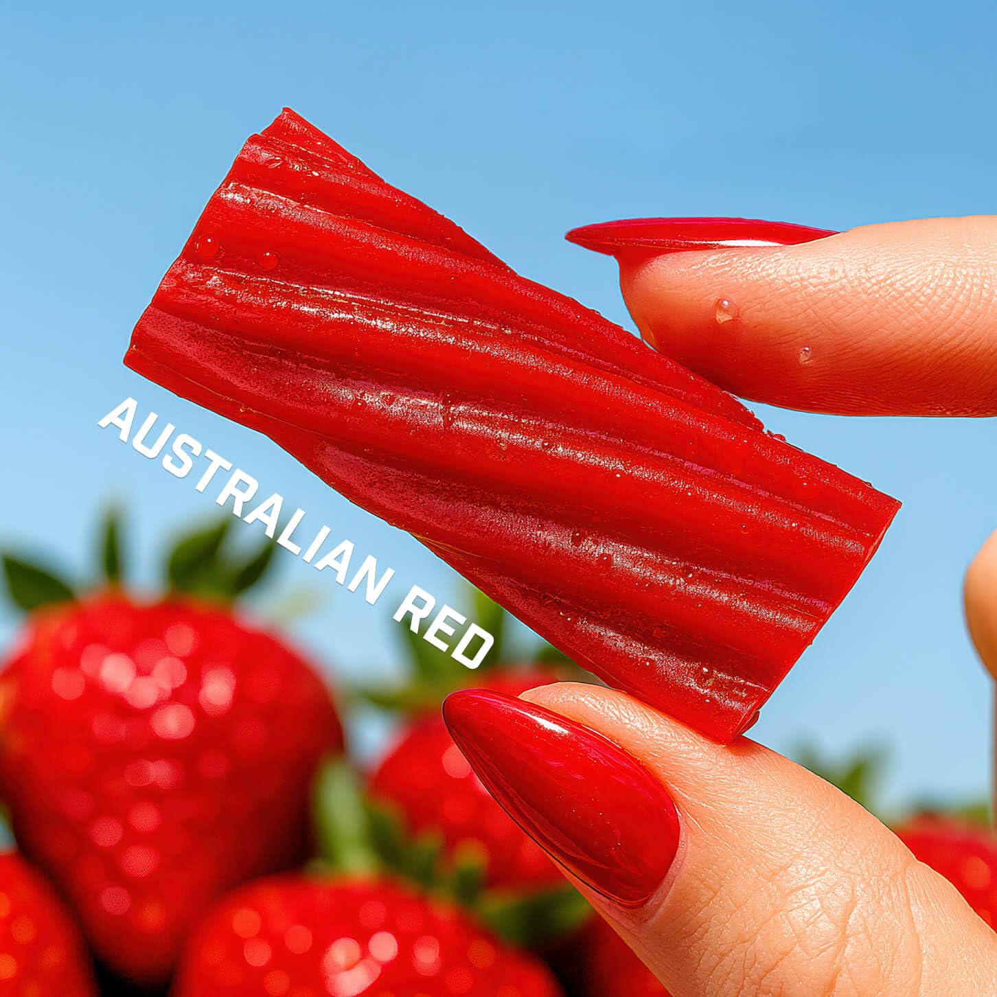 Licorice.com | Red and Black Licorice | Licorice Candy Twists | | Soft & Chewy Australian Licorice In Yummy & Sweet Strawberry Flavor | Pack of 2