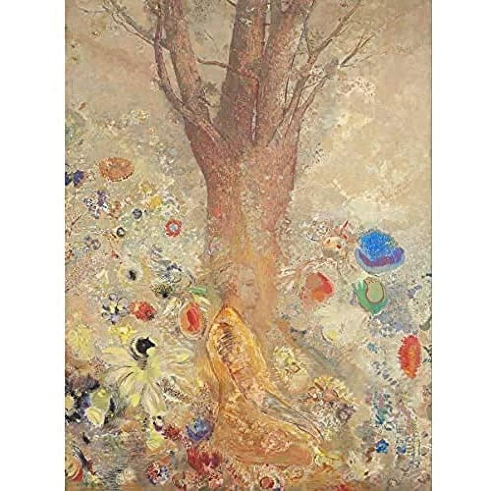 Odilon Redon The Buddha Art Print Canvas Premium Wall Decor Poster Mural