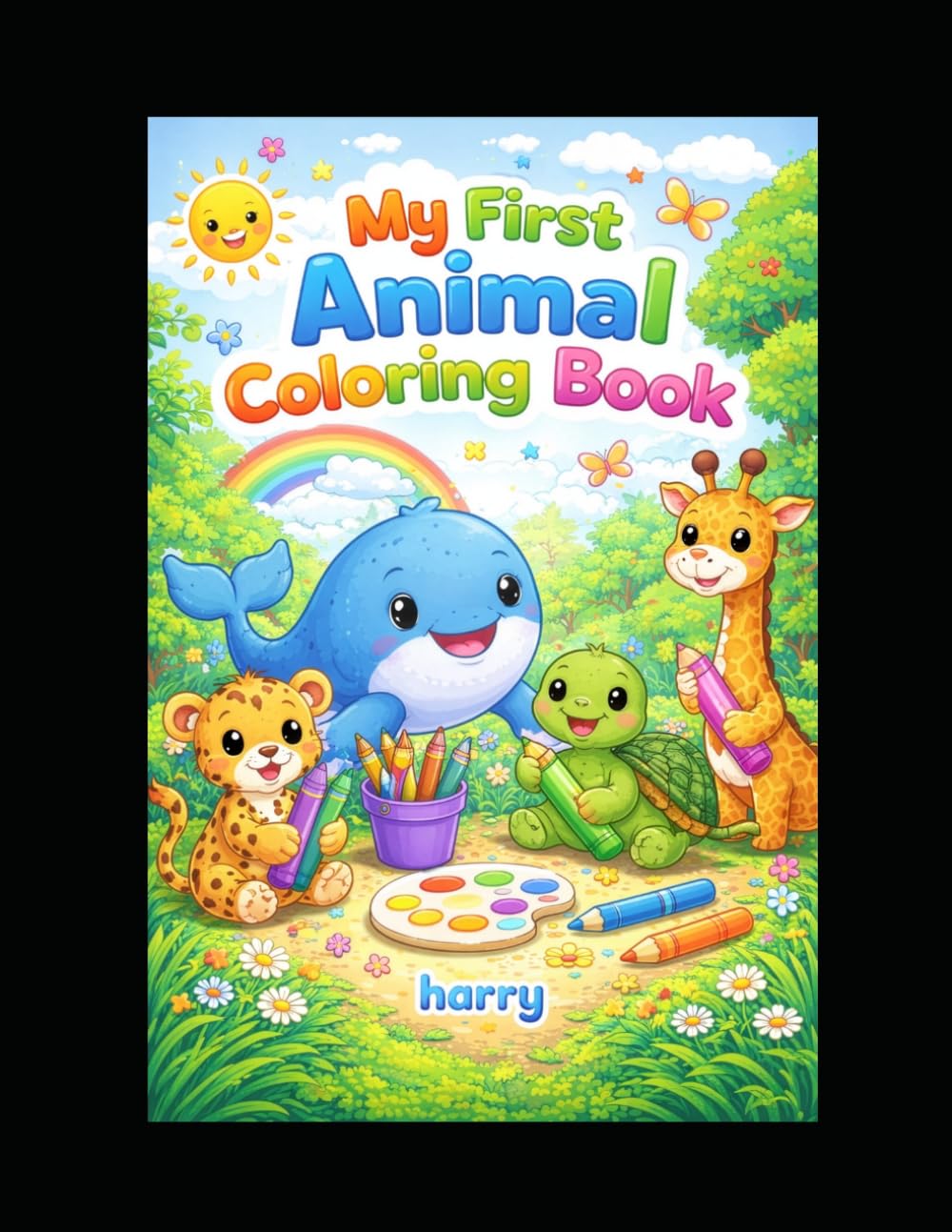 My First Animal Coloring Book for Toddlers & Kids